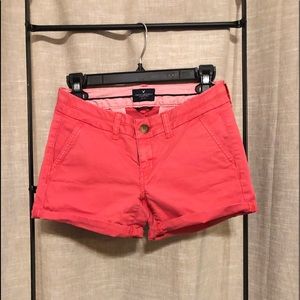 Peach American Eagle MIDI Shorts